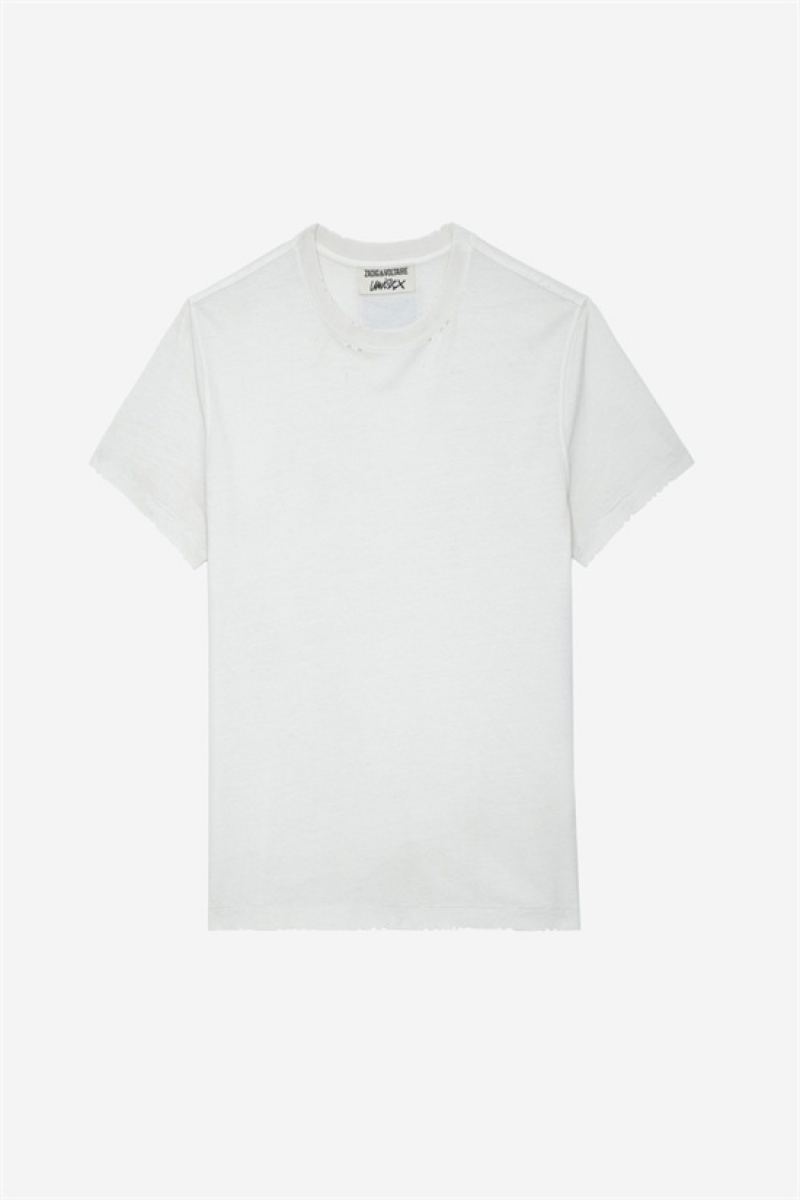 Zadig & Voltaire Jimmy T-shirt Blancas | ZV-256293