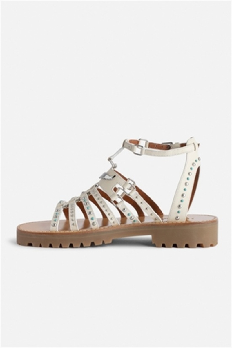 Zadig & Voltaire Joe Sandals Beige | ZV-255792