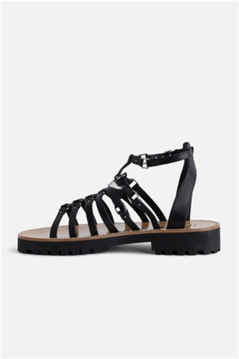 Zadig & Voltaire Joe Sandals Negras | ZV-255791