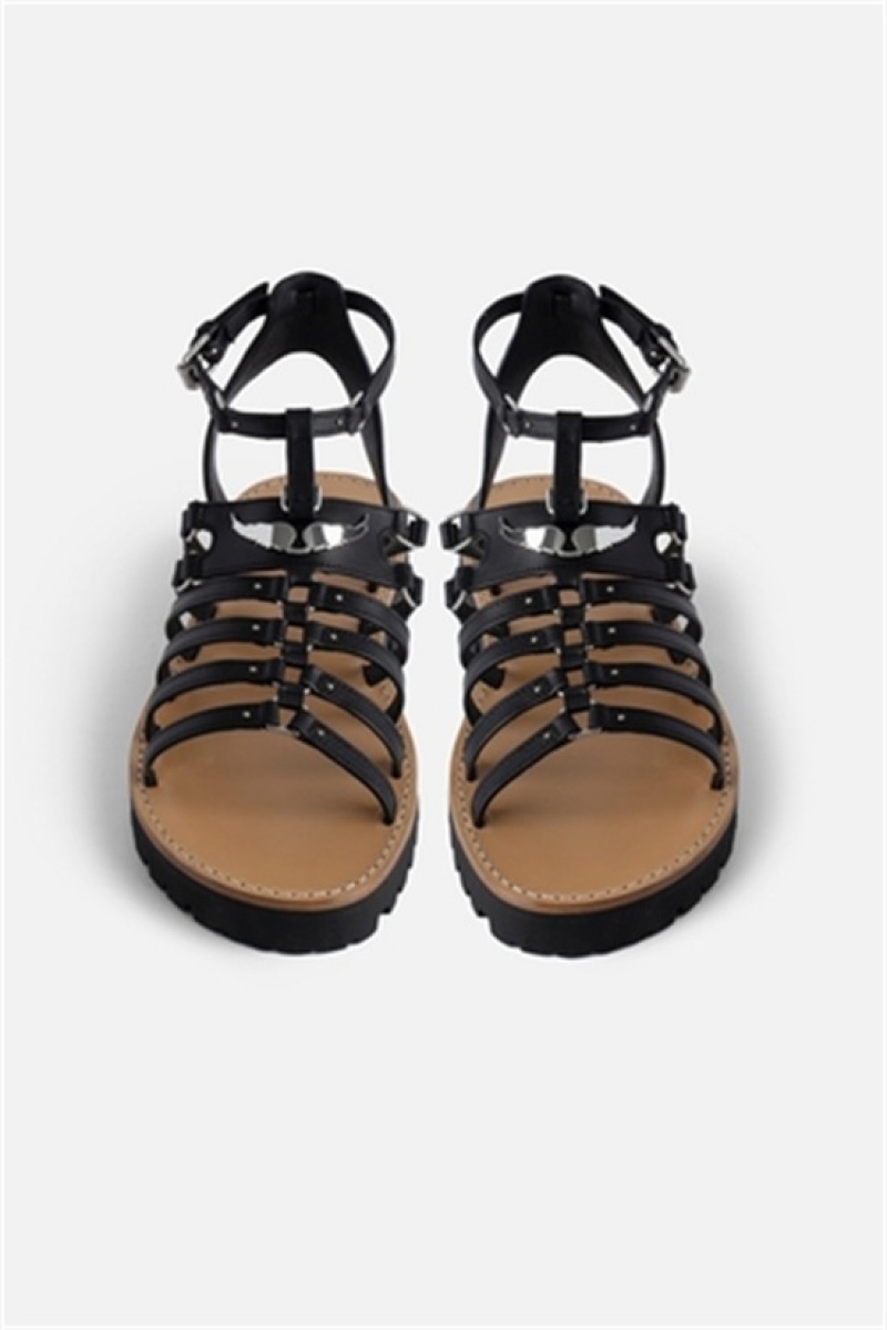 Zadig & Voltaire Joe Sandals Negras | ZV-255791