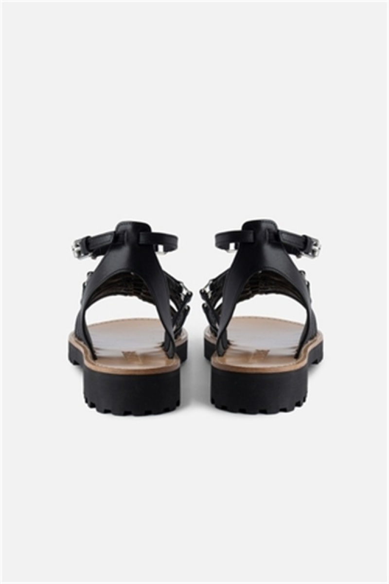 Zadig & Voltaire Joe Sandals Negras | ZV-255791