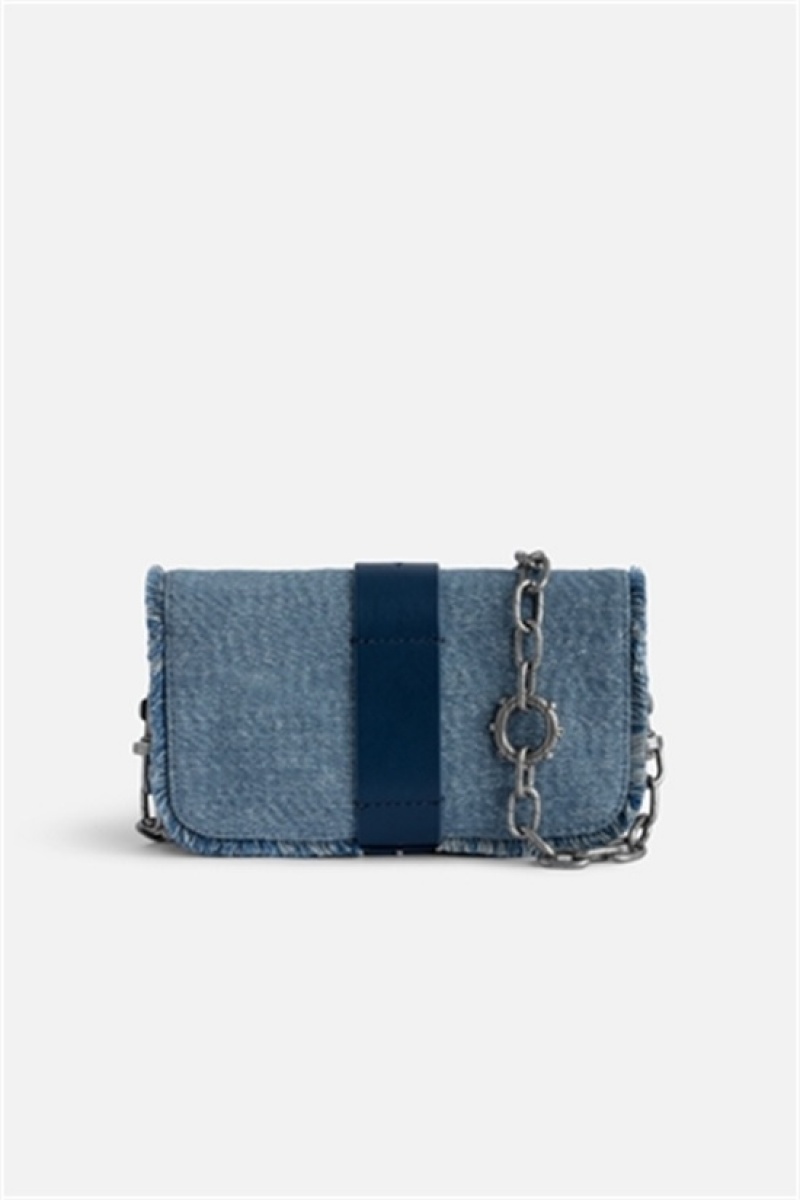 Zadig & Voltaire Kate Wallet Bag Azul Marino | ZV-256128