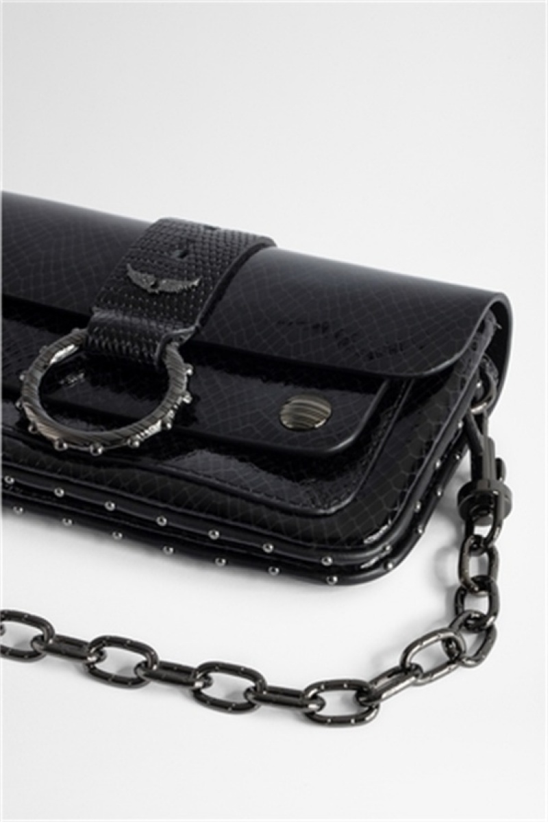 Zadig & Voltaire Kate Wallet Glossy Bag Negras | ZV-256129