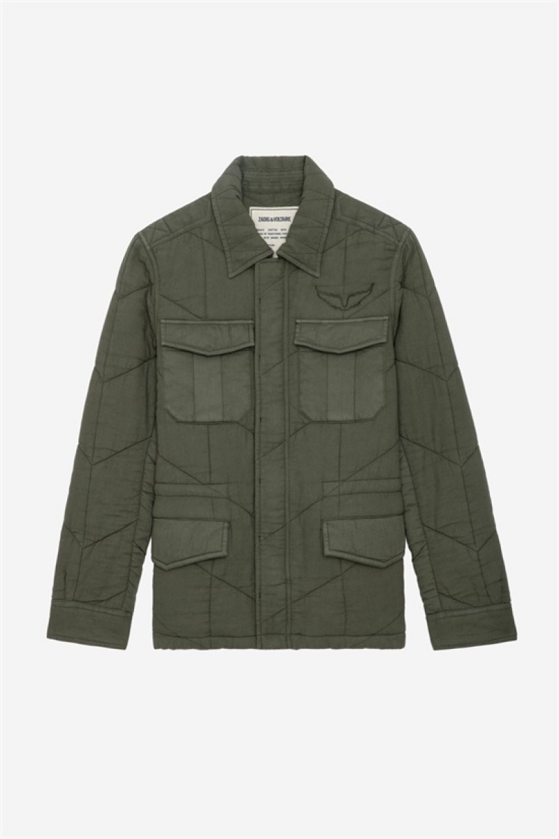 Zadig & Voltaire Kayak Jacket Kaki | ZV-256416