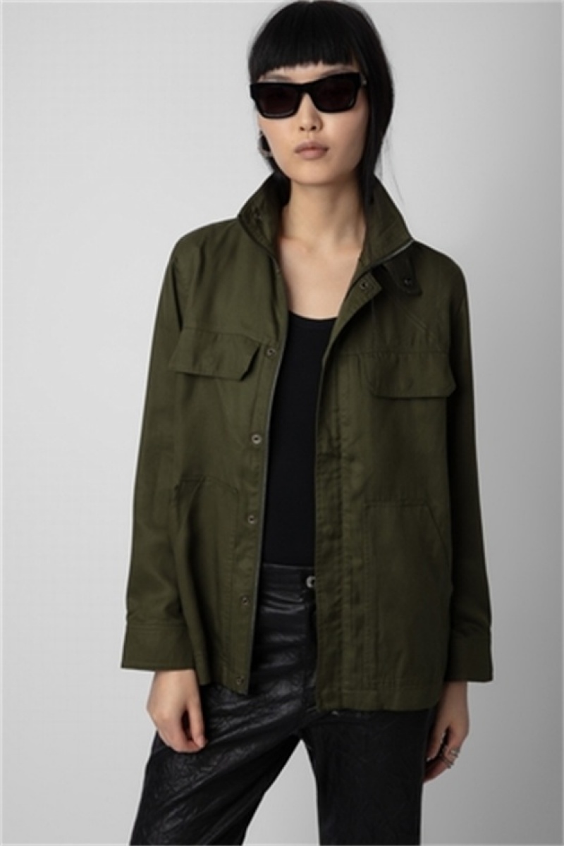 Zadig & Voltaire Kayaka Jacket Verde | ZV-256414