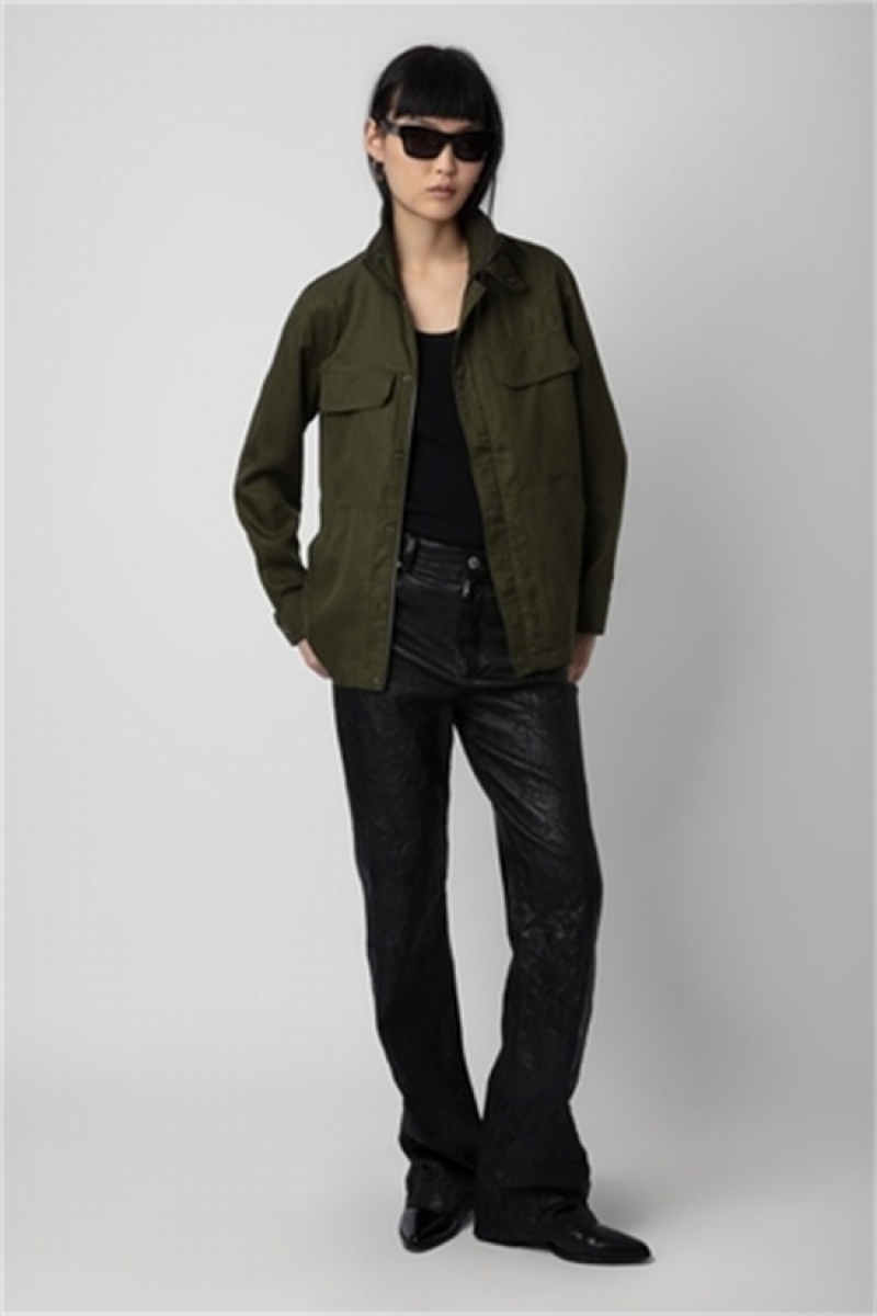 Zadig & Voltaire Kayaka Jacket Verde | ZV-256414