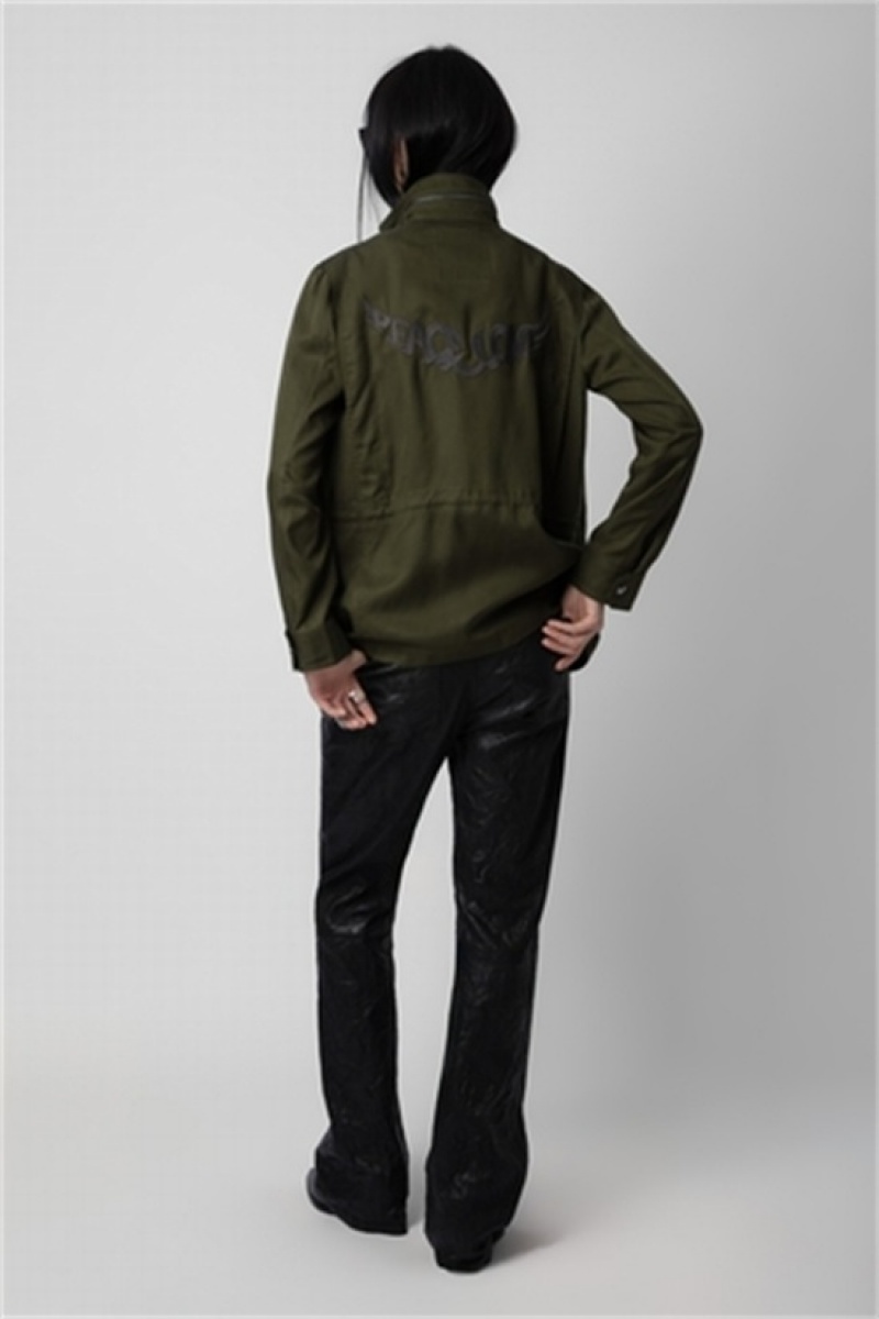 Zadig & Voltaire Kayaka Jacket Verde | ZV-256414