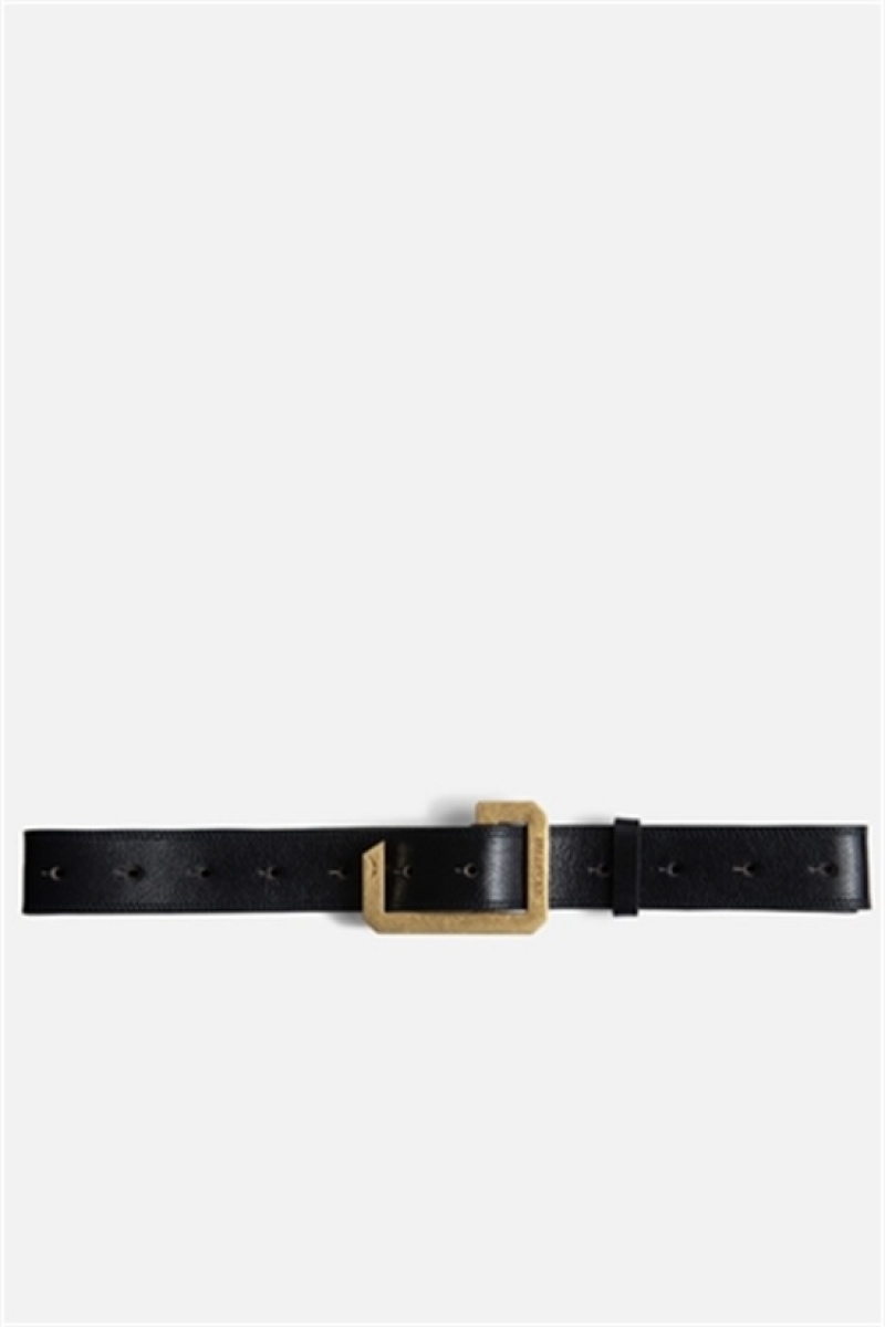 Zadig & Voltaire La Cecilia 35 Mm Belt Azules Oscuro | ZV-255828