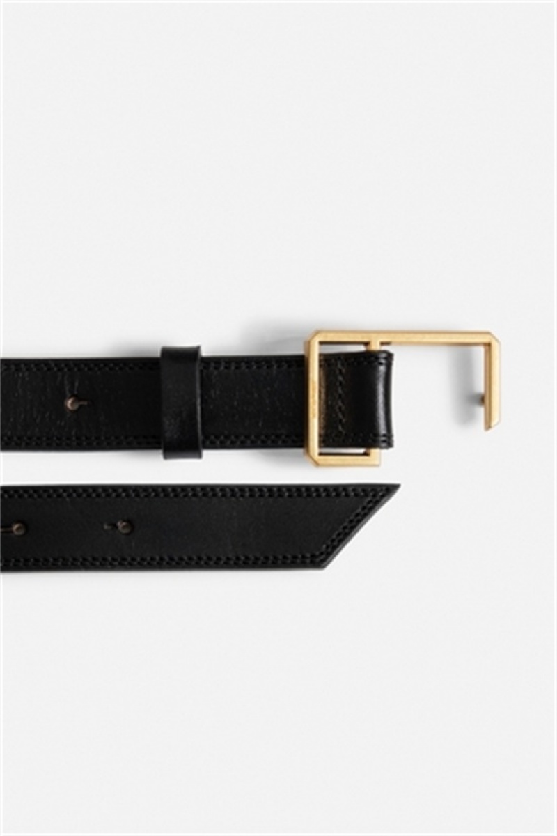 Zadig & Voltaire La Cecilia Obsession Belt Negras | ZV-255833