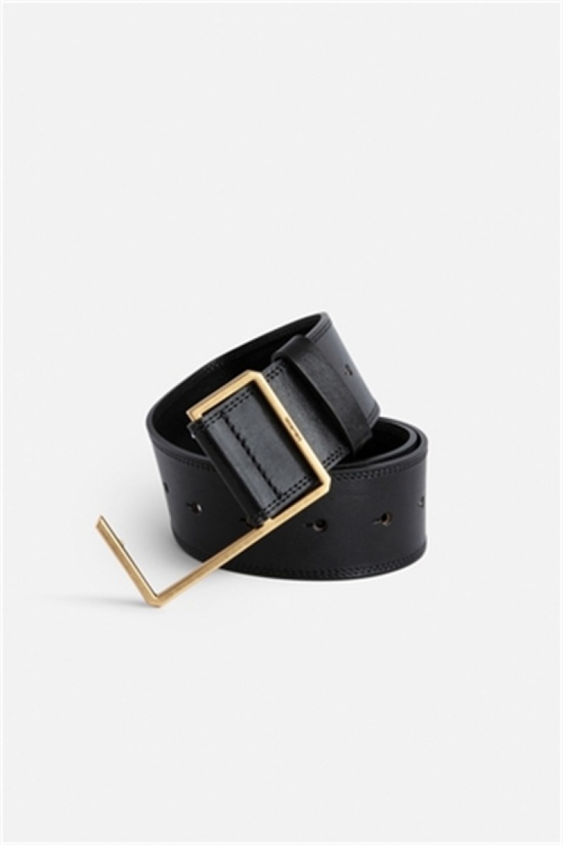 Zadig & Voltaire La Cecilia Obsession Belt Negras | ZV-255825