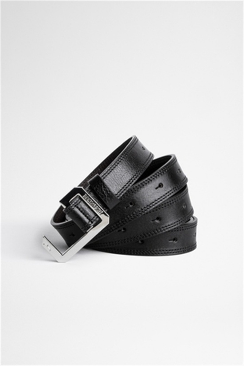 Zadig & Voltaire Le Cecilia Belt Negras | ZV-255832