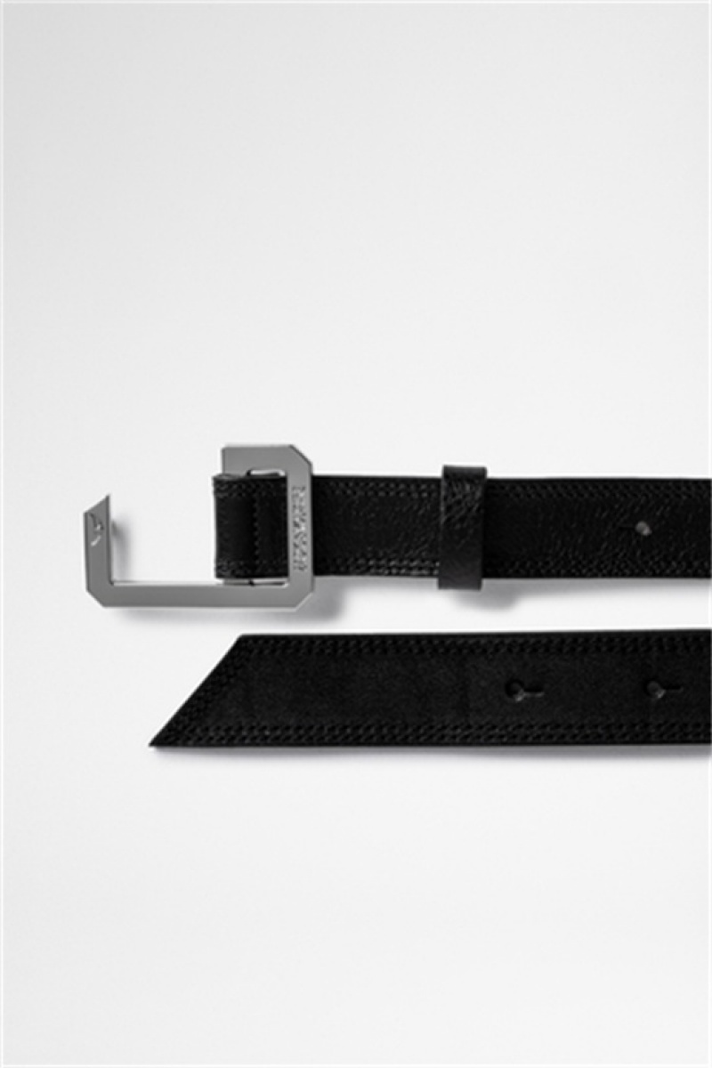 Zadig & Voltaire Le Cecilia Belt Negras | ZV-255832