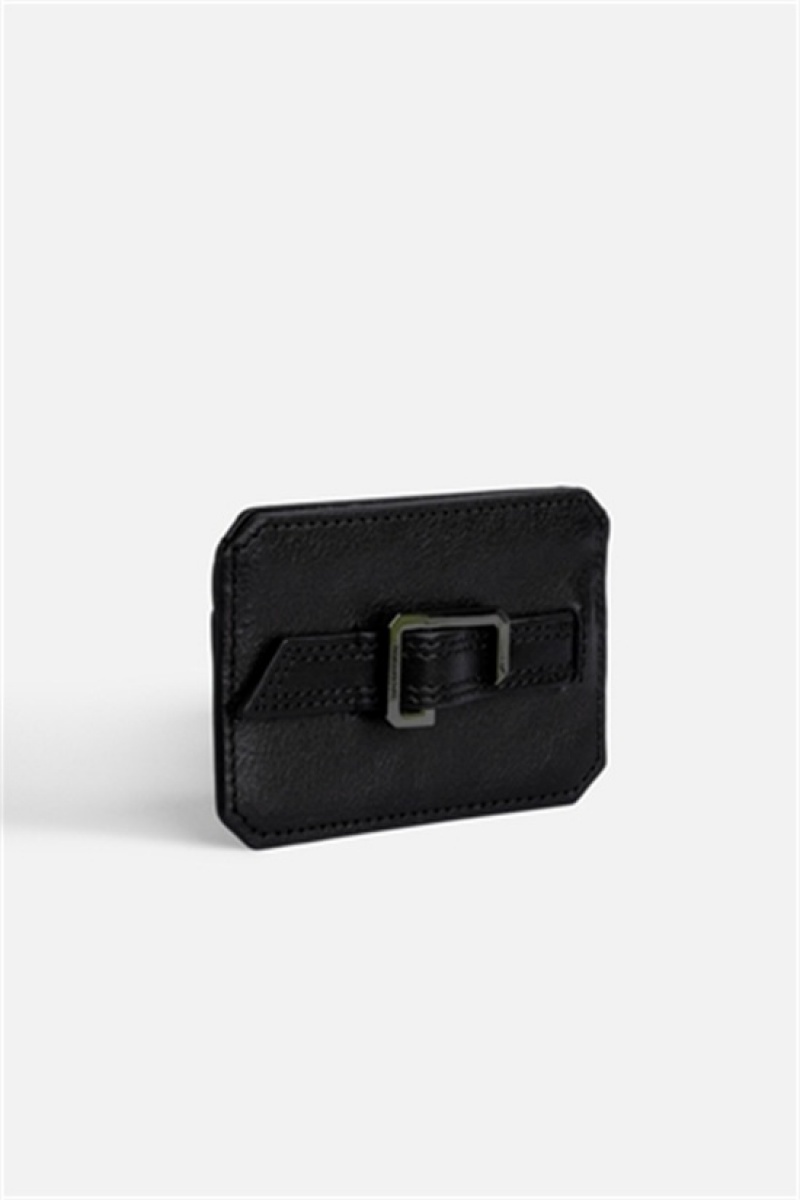 Zadig & Voltaire Le Cecilia Pass Card Holder Negras | ZV-255941