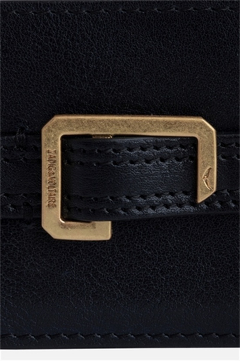 Zadig & Voltaire Le Cecilia Pass Card Holder Azules Oscuro | ZV-255940