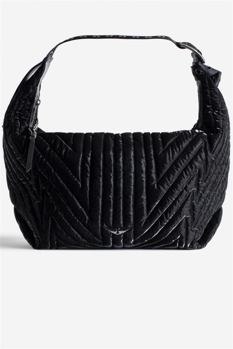 Zadig & Voltaire Le Cecilia Xl Galactic Bag Negras | ZV-255999