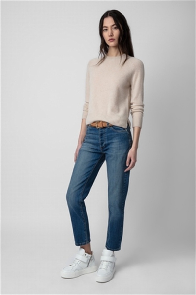 Zadig & Voltaire Mamma Eco Jeans Azules | ZV-256205