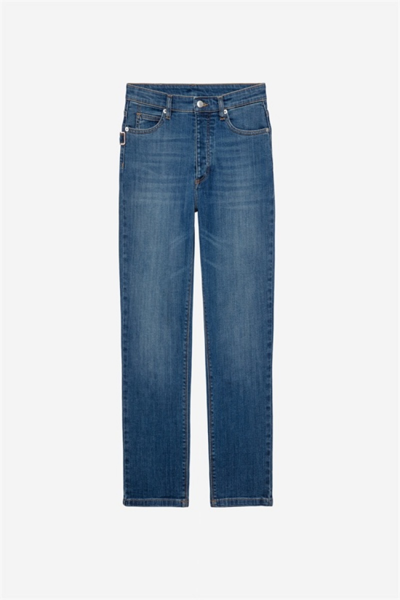 Zadig & Voltaire Mamma Eco Jeans Azules | ZV-256205