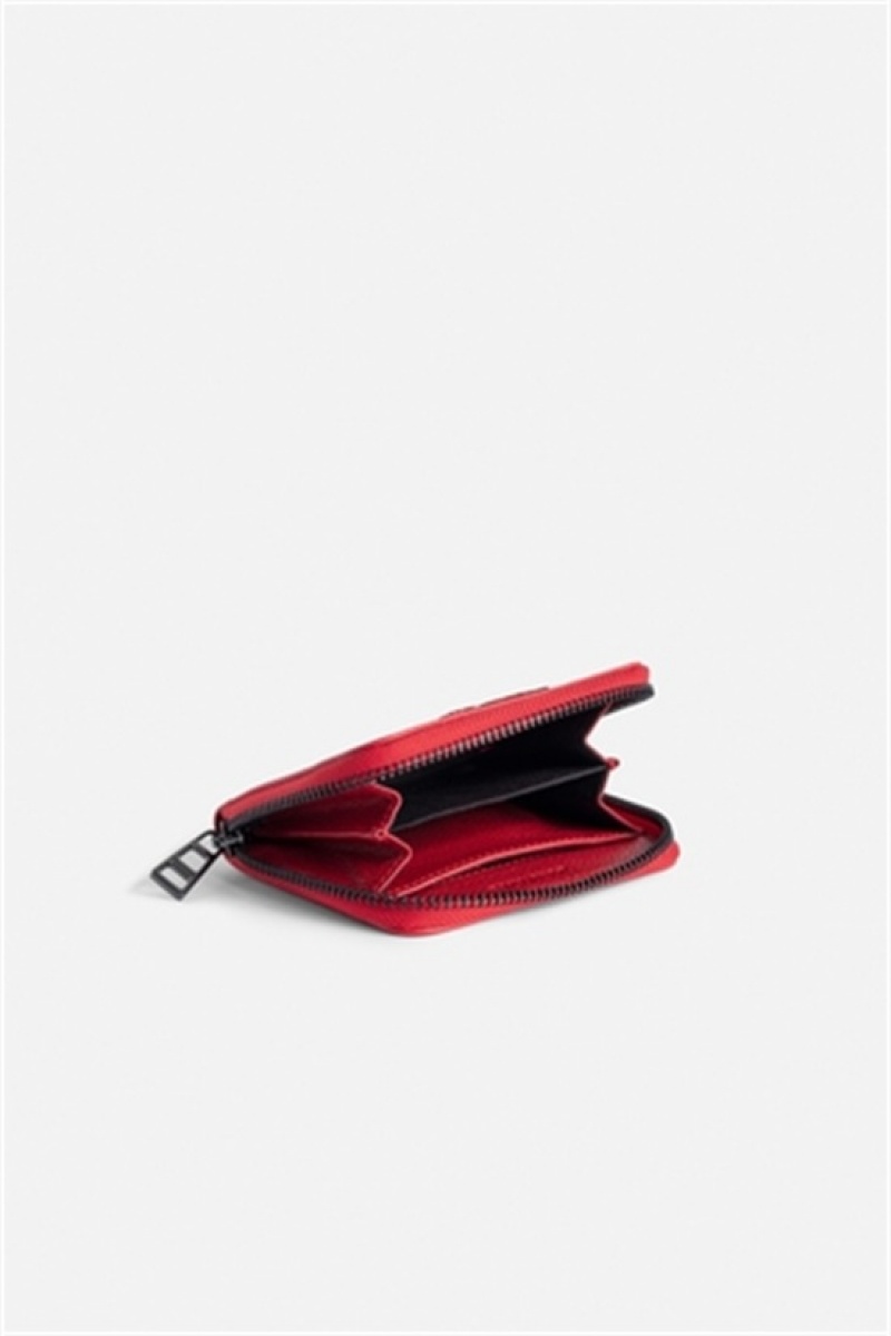 Zadig & Voltaire Mini Glossy Wallet Rojas | ZV-255934