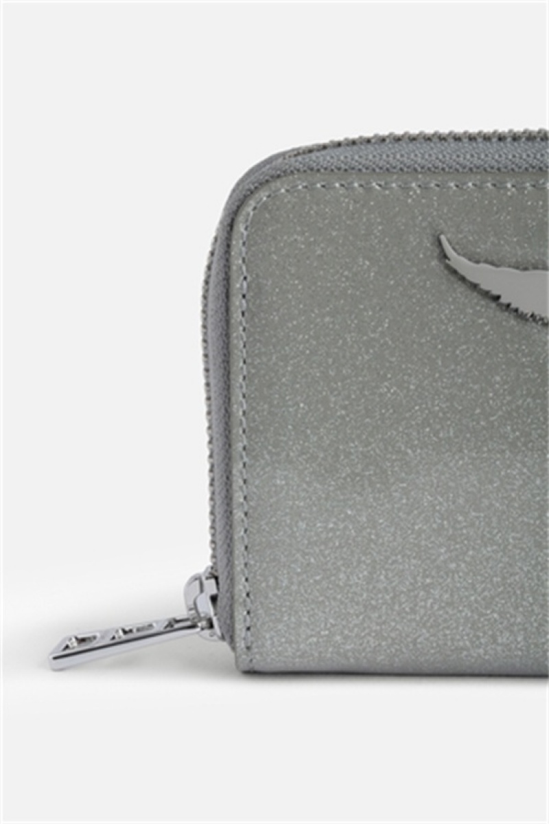 Zadig & Voltaire Mini Infinity Wallet Plateadas | ZV-255936