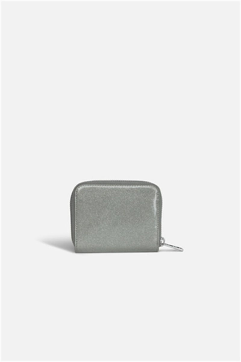 Zadig & Voltaire Mini Infinity Wallet Plateadas | ZV-255936