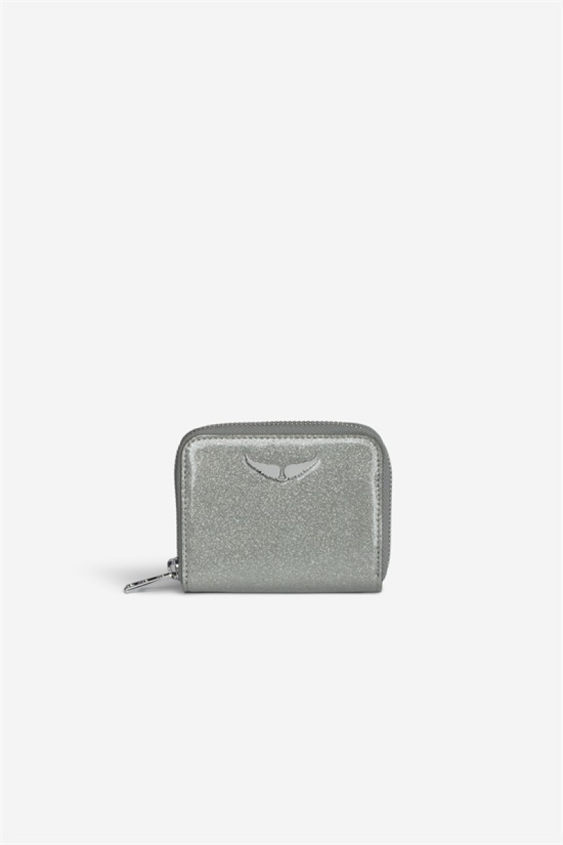 Zadig & Voltaire Mini Infinity Wallet Plateadas | ZV-255936