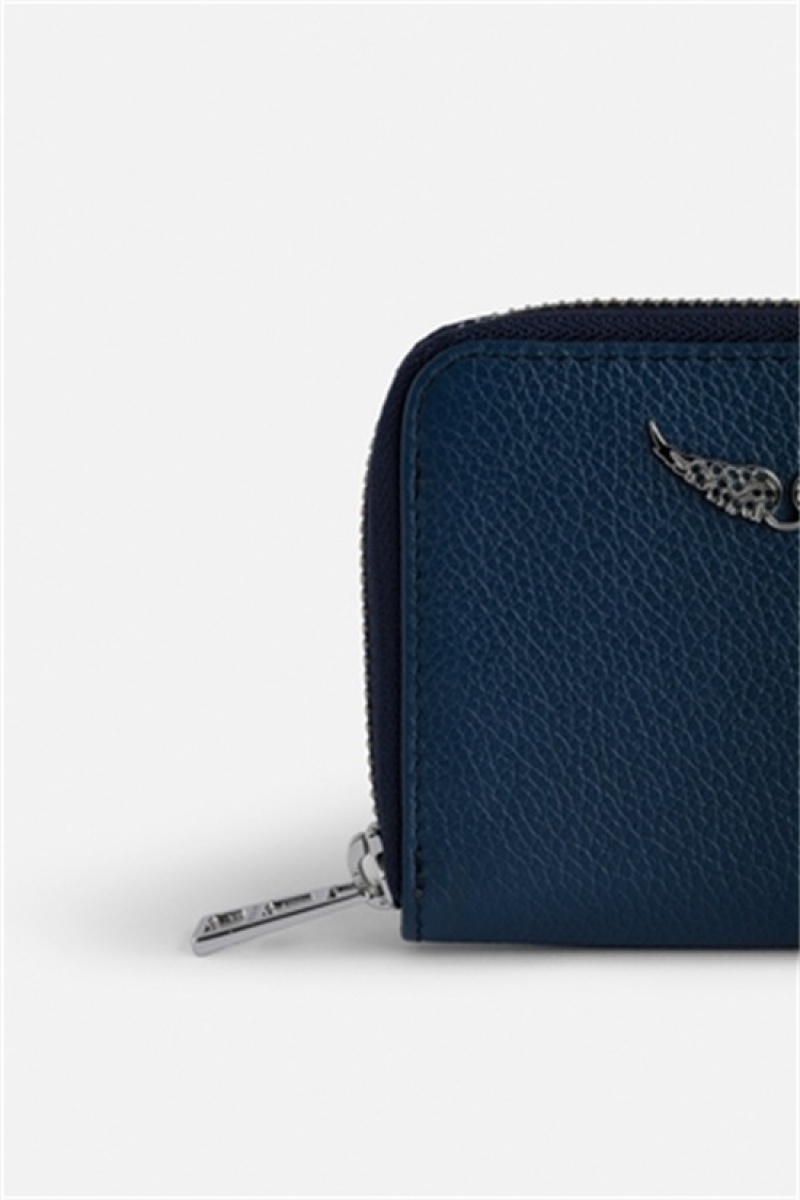 Zadig & Voltaire Mini Wallet Azul Marino | ZV-255939