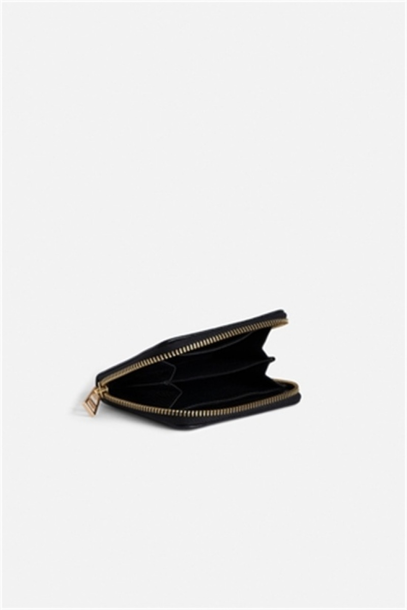 Zadig & Voltaire Mini Wallet Negras Doradas | ZV-255938