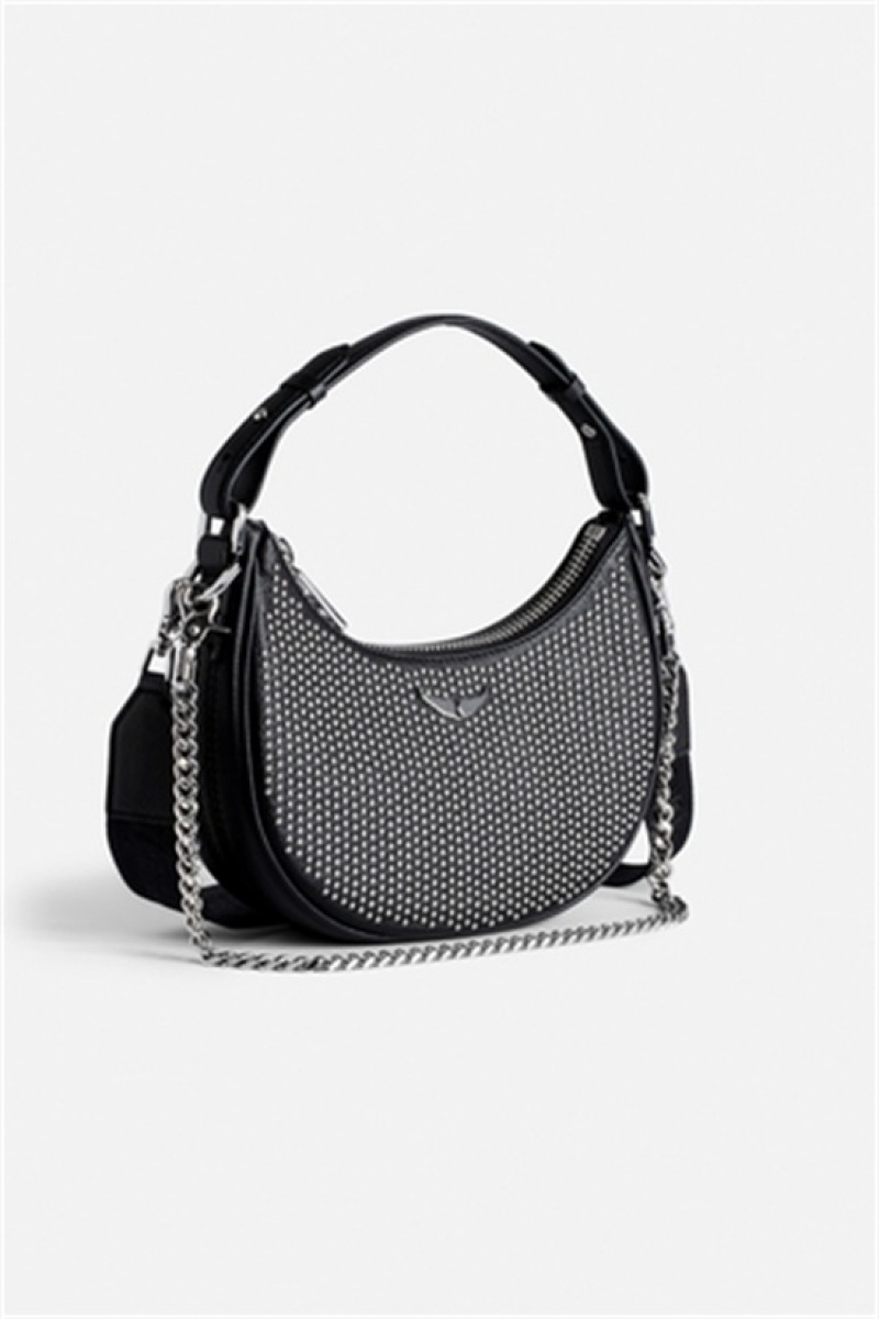 Zadig & Voltaire Moonrock Dotted Bag Negras | ZV-256051