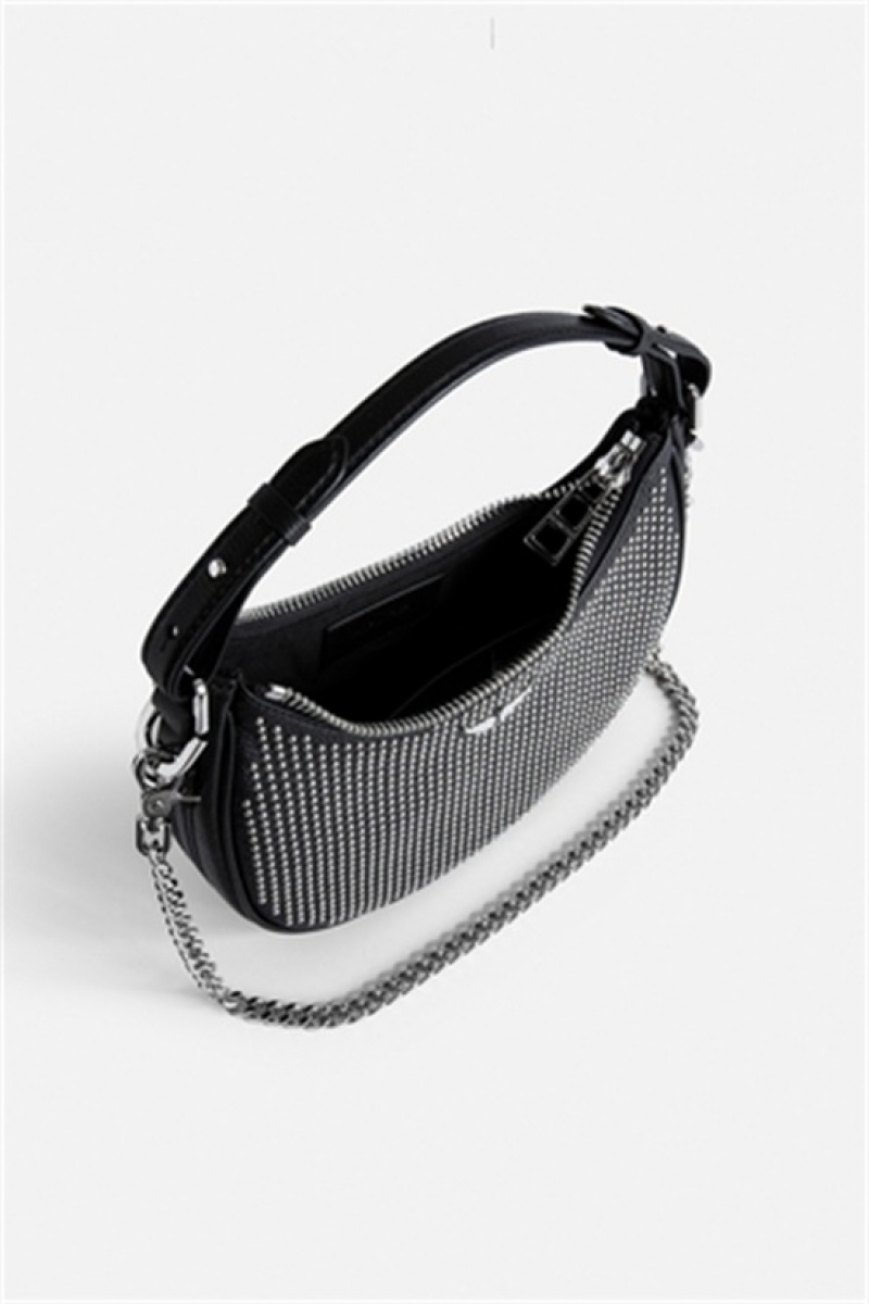 Zadig & Voltaire Moonrock Dotted Bag Negras | ZV-256051