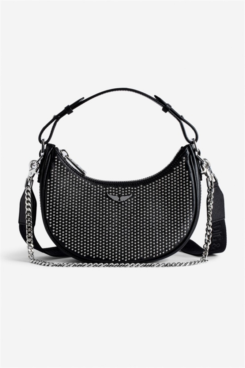 Zadig & Voltaire Moonrock Dotted Bag Negras | ZV-256051