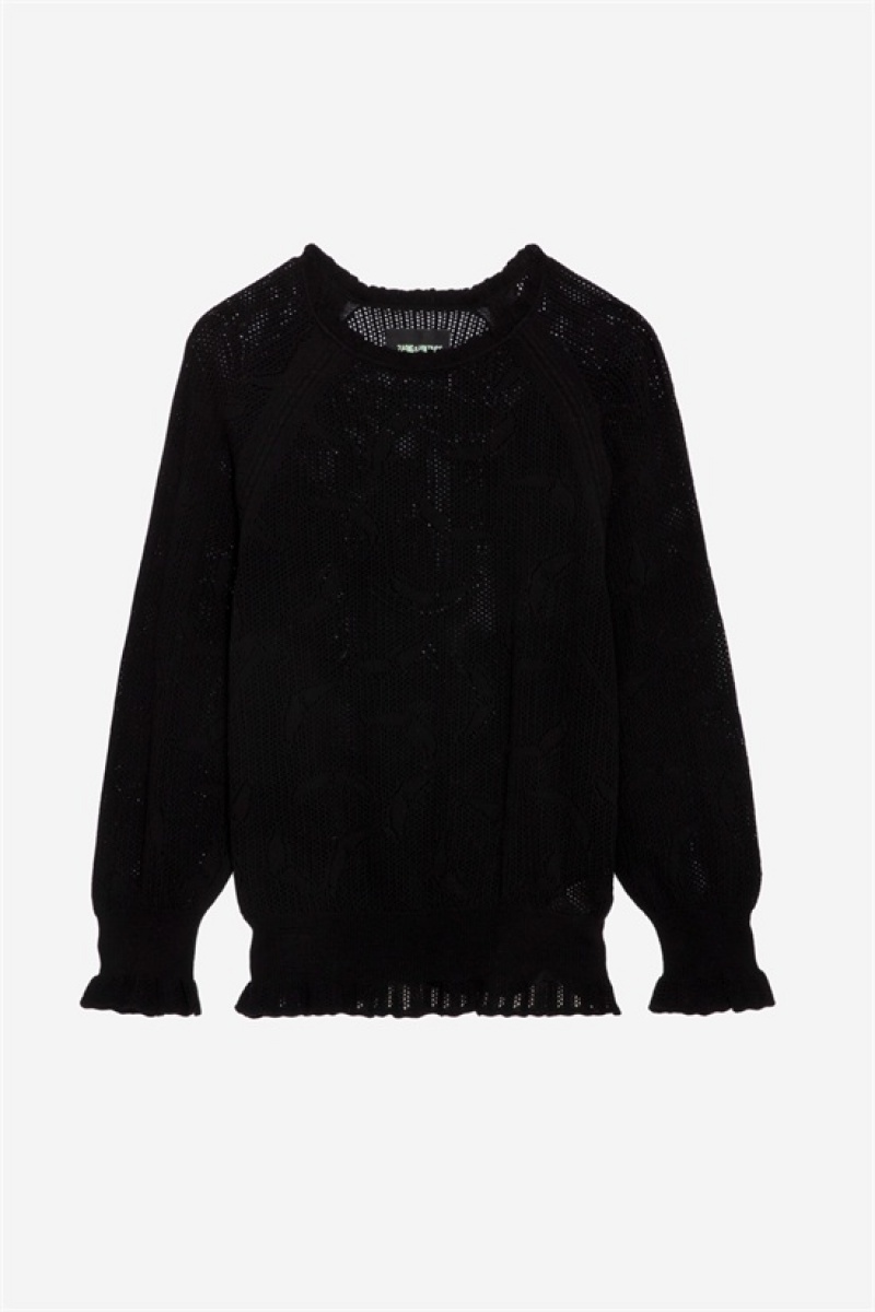 Zadig & Voltaire Moria Algodon Jumper Negras | ZV-256446