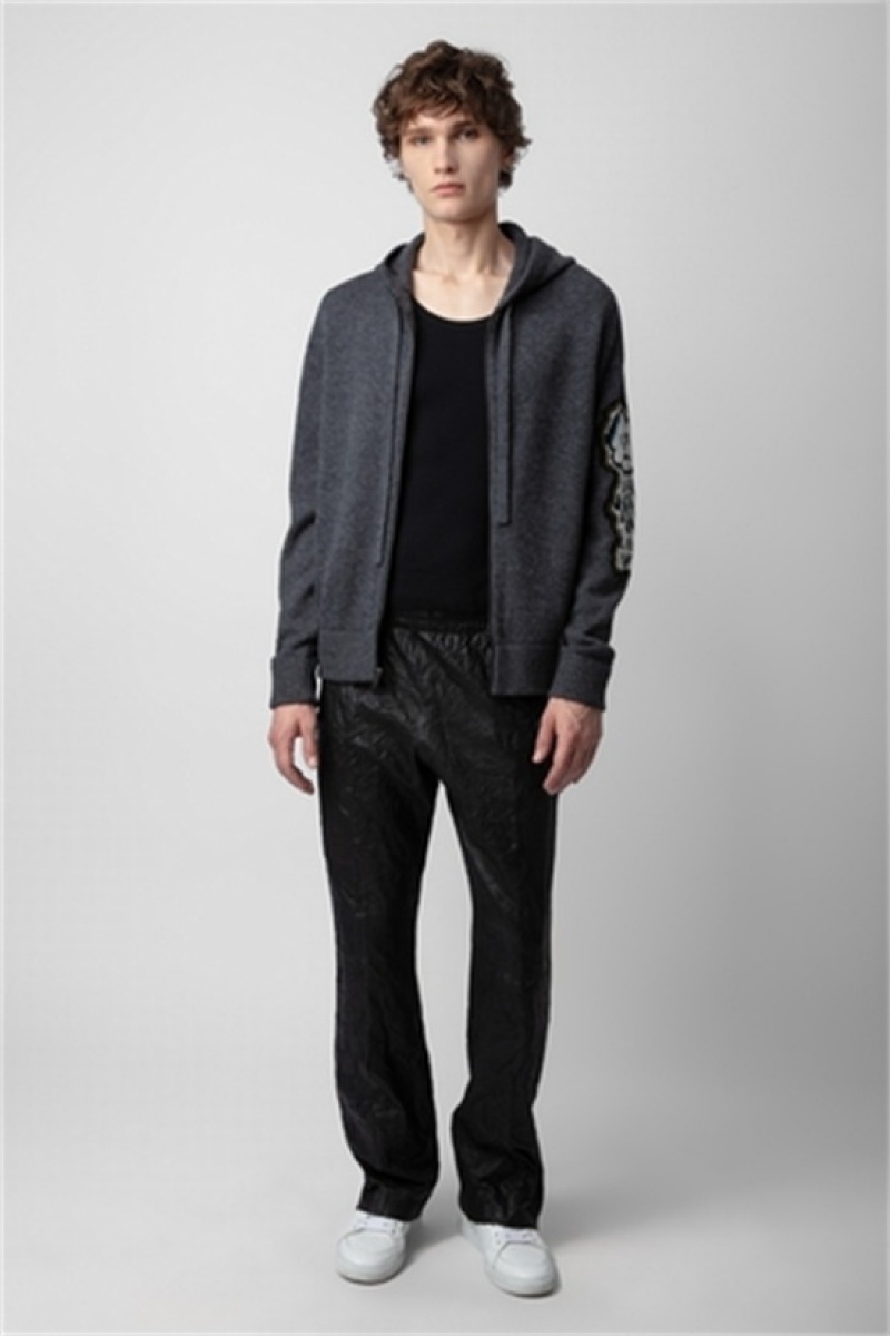 Zadig & Voltaire Oliver Cardigan Gris Oscuro | ZV-255763