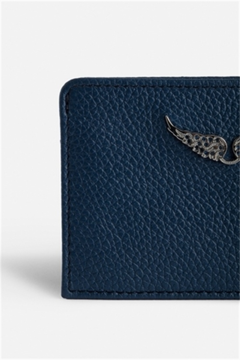 Zadig & Voltaire Pass Card Holder Azul Marino | ZV-255944