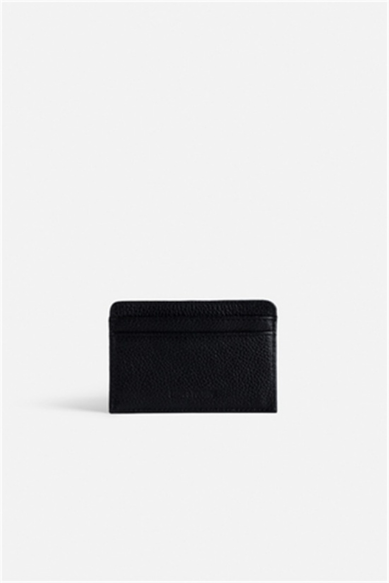 Zadig & Voltaire Pass Card Holder Negras Doradas | ZV-255943