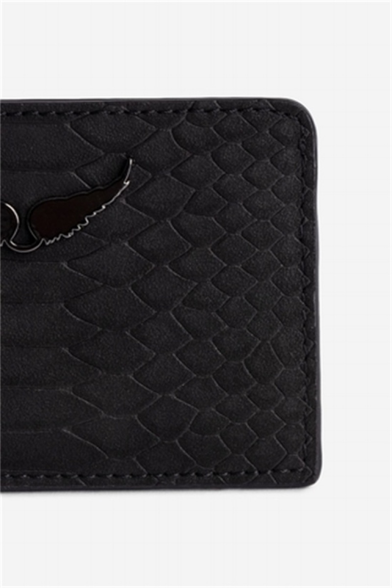 Zadig & Voltaire Pass Soft Wallet Negras | ZV-255952