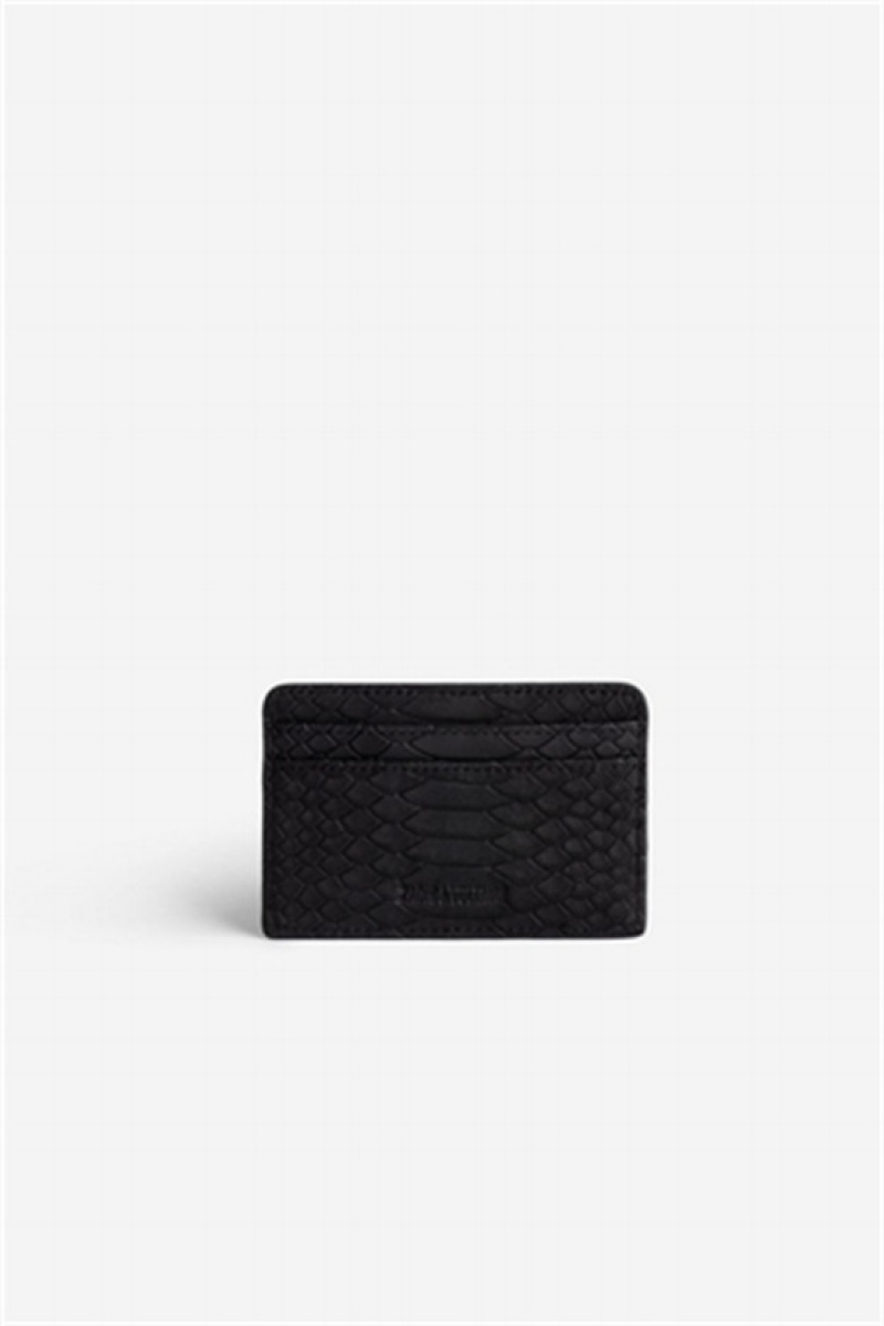 Zadig & Voltaire Pass Soft Wallet Negras | ZV-255952