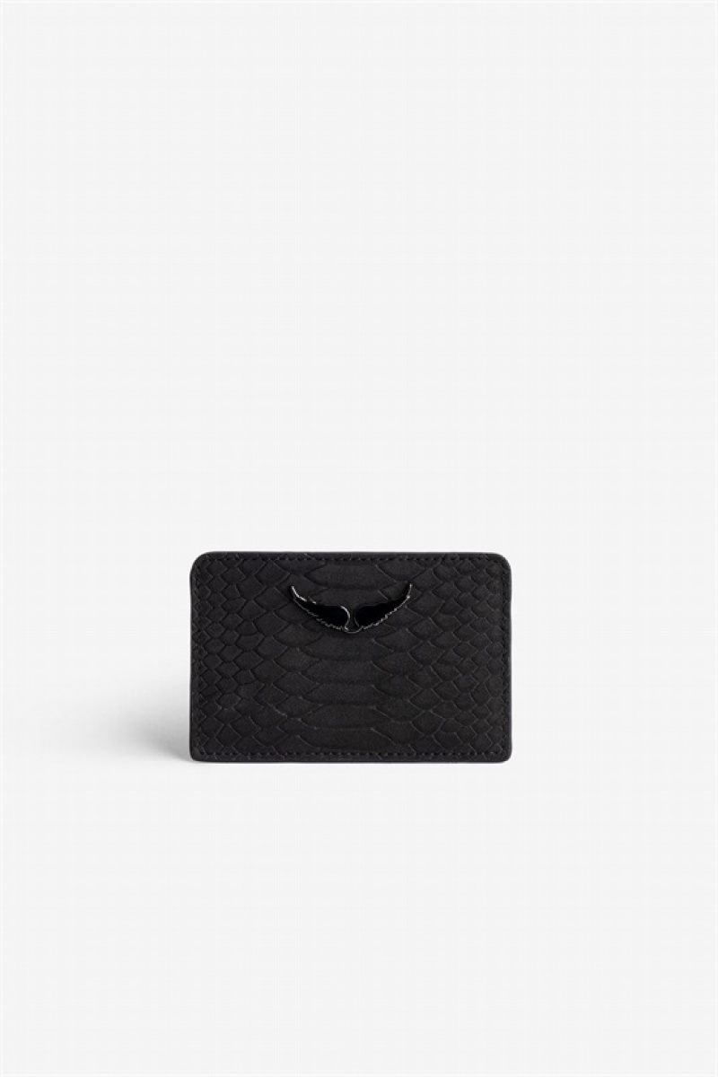 Zadig & Voltaire Pass Soft Wallet Negras | ZV-255952