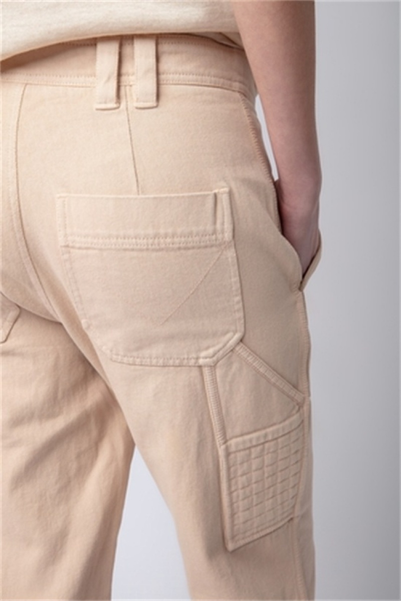 Zadig & Voltaire Pepper Pants Beige | ZV-256222