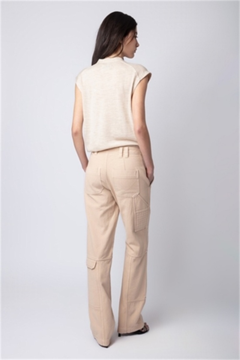 Zadig & Voltaire Pepper Pants Beige | ZV-256222