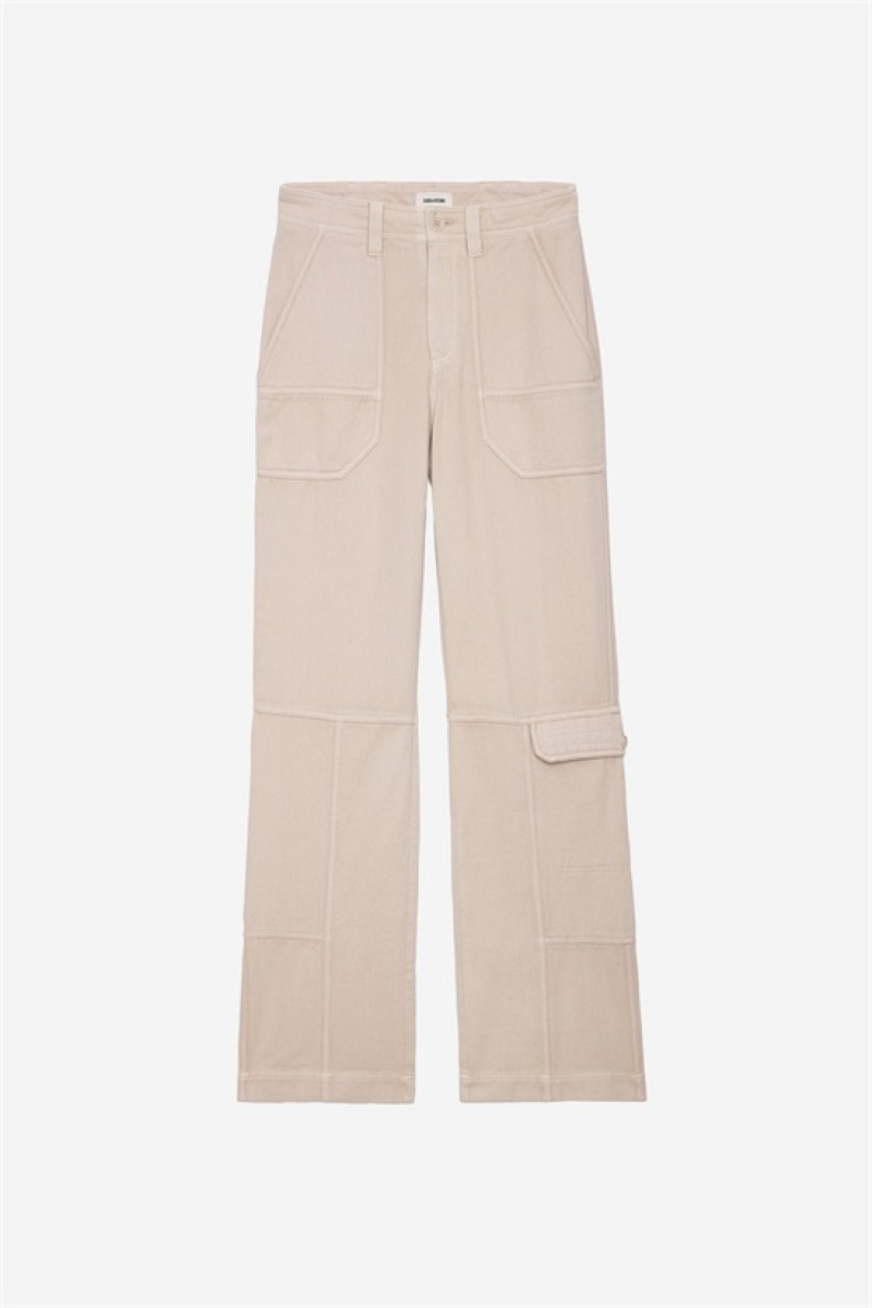 Zadig & Voltaire Pepper Pants Beige | ZV-256222