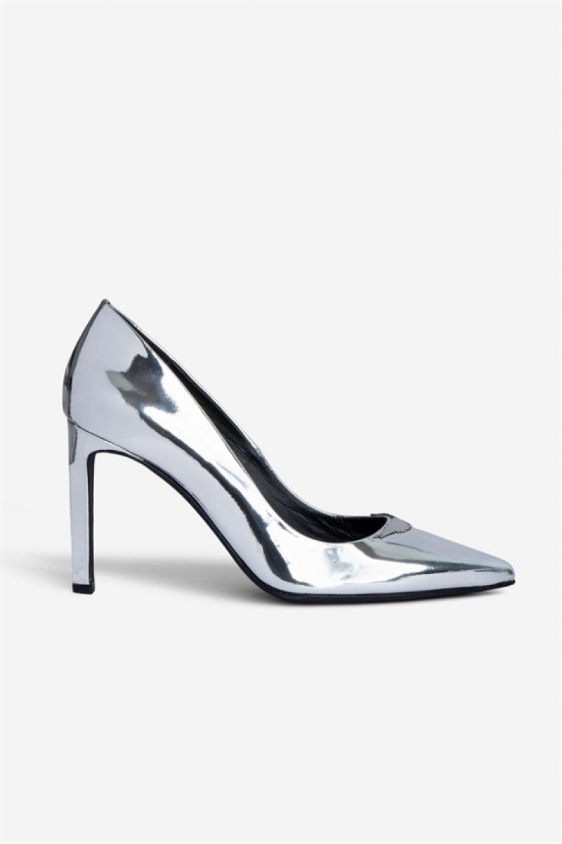 Zadig & Voltaire Perfect Court Shoes Plateadas | ZV-255779