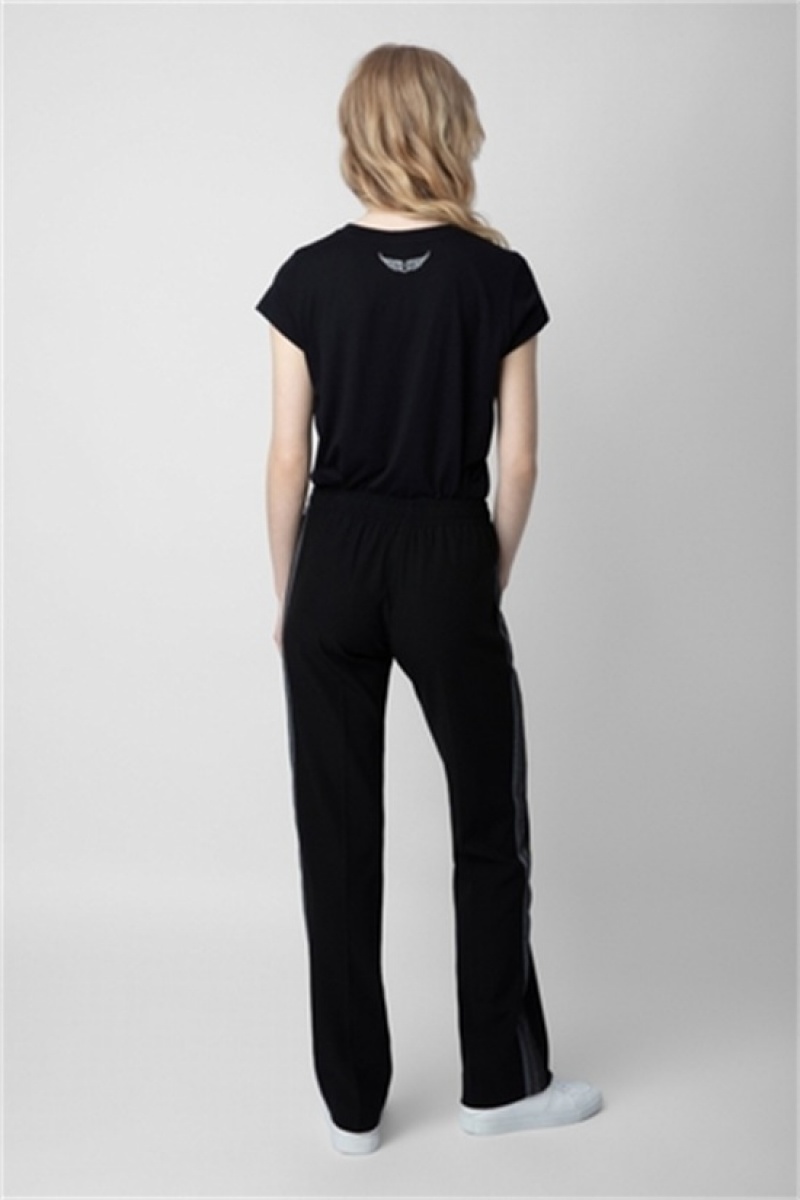 Zadig & Voltaire Pomy Pants Negras | ZV-256242