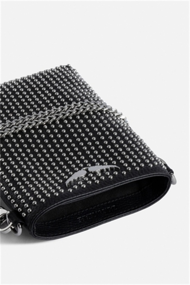 Zadig & Voltaire Pouch Rock Clutch Negras | ZV-256071