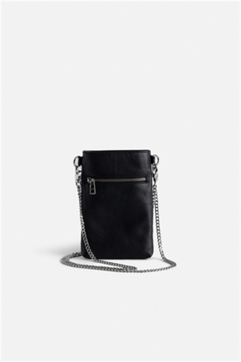 Zadig & Voltaire Pouch Rock Clutch Negras | ZV-256071