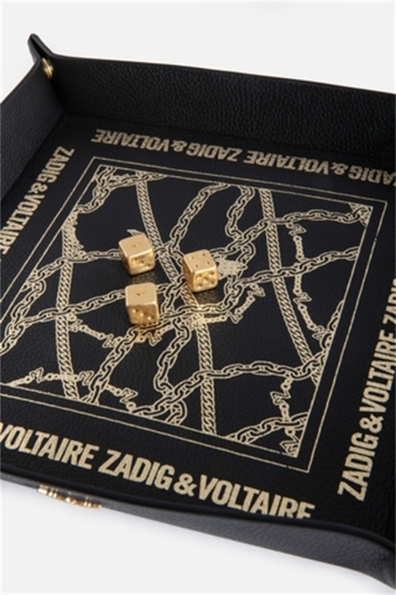 Zadig & Voltaire Rock And Roll The Dice Mat Negras | ZV-255797