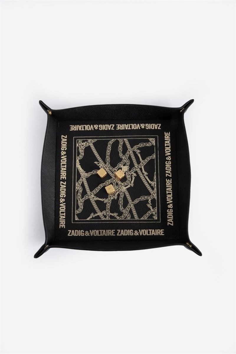 Zadig & Voltaire Rock And Roll The Dice Mat Negras | ZV-255797