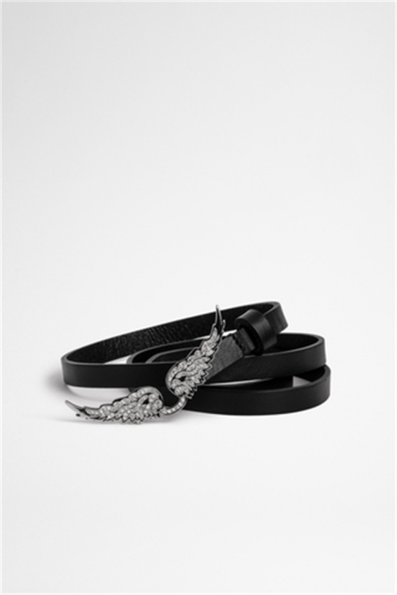 Zadig & Voltaire Rock Belt Negras | ZV-255843