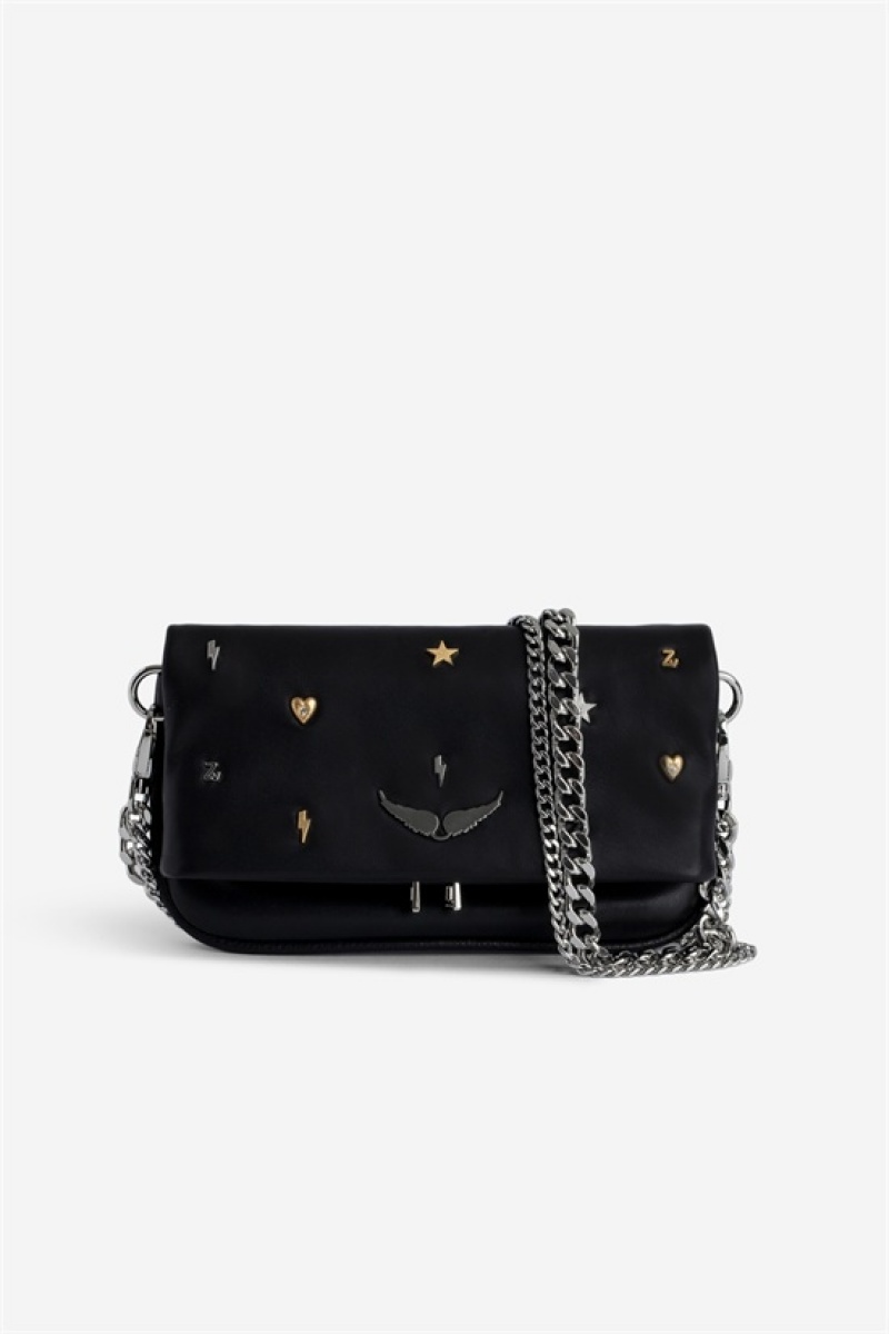 Zadig & Voltaire Rock Nano Lucky Charms Bag Negras | ZV-256190