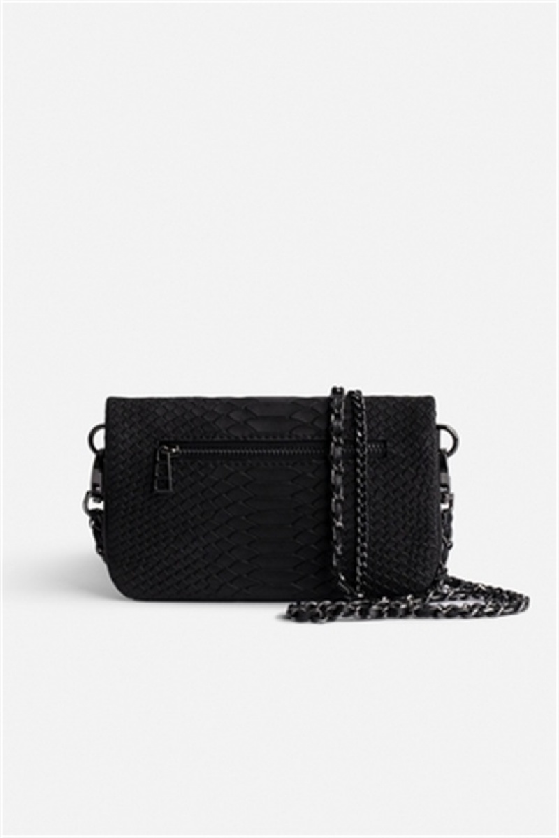 Zadig & Voltaire Rock Nano Soft Savage Bag Negras | ZV-256154