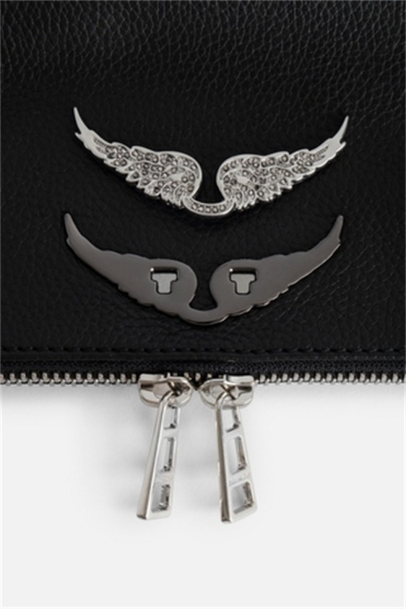 Zadig & Voltaire Rock Swing Your Wings Bag Negras | ZV-256180